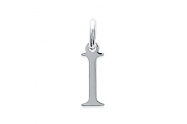 Pendentif Charm Lettre I Argent